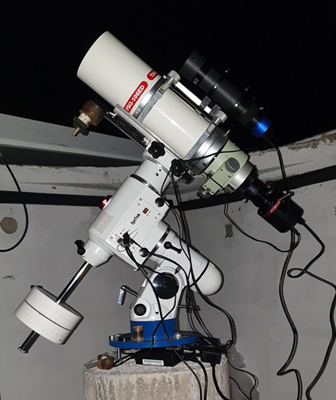 Telescopio Takahashi FSQ106 sobre montura Sky-Watcher EQ6