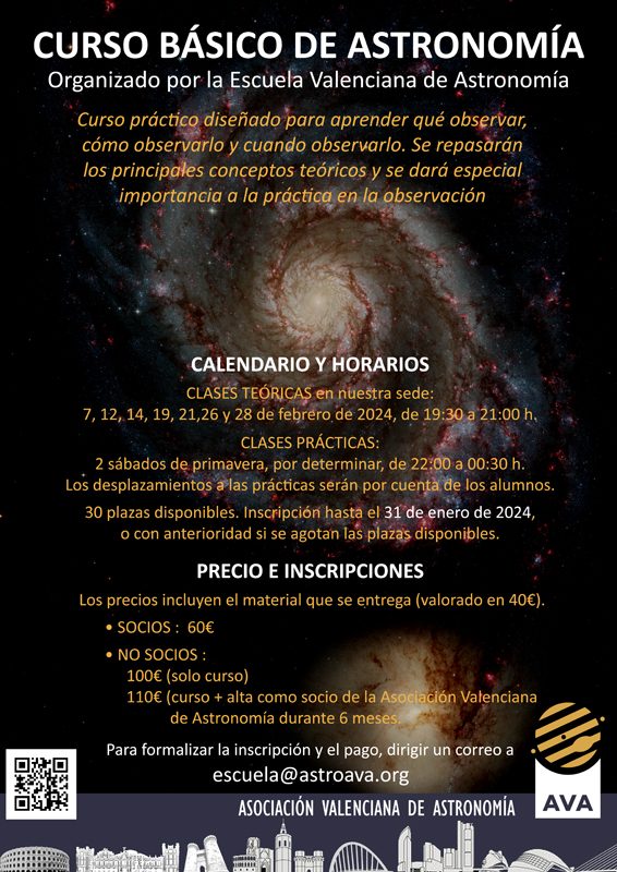 2024-02 Cartel IX Curso Básico de Astronomía